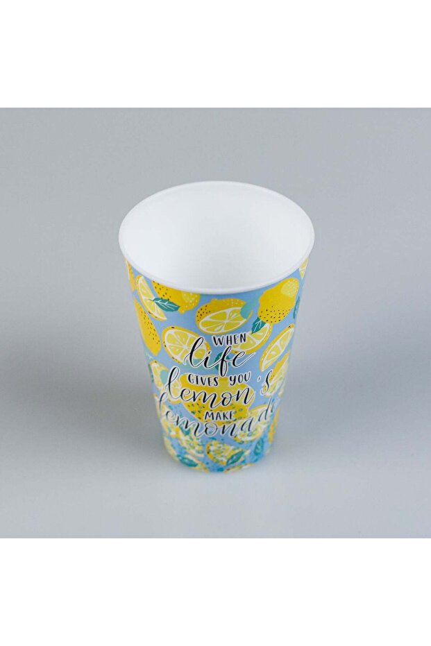 Plastic Cup with Printed 400ml - 2