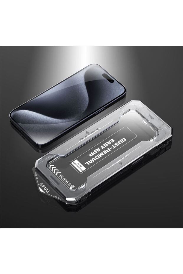 iPhone 16 Plus Glass Screen Protector - Easy Install - 7