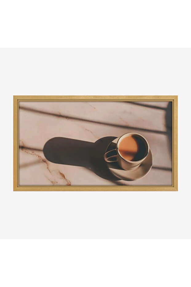 Drinks Panel - Coffee Cup - Warm Colors - Calm - Wall Art - Canvas Paintings