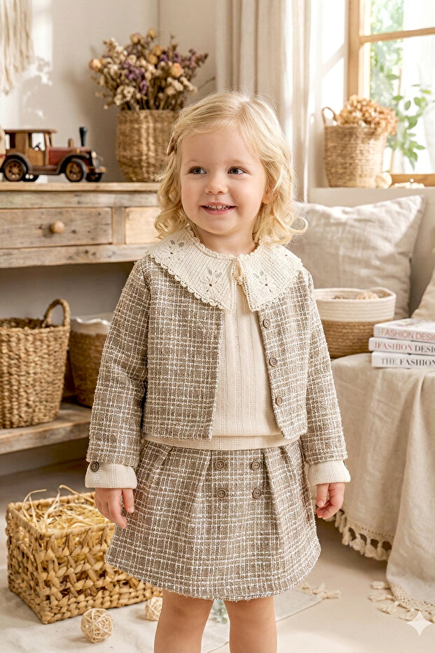 Trostruki stilski specijalni set za devojčice - 1