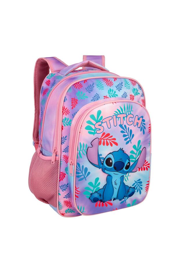Ciel Pink Backpack with Stitch Pattern - 2