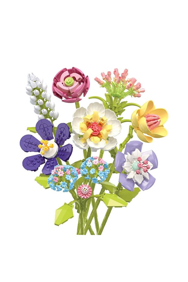 Flower Building Blocks (8 Models) - 1