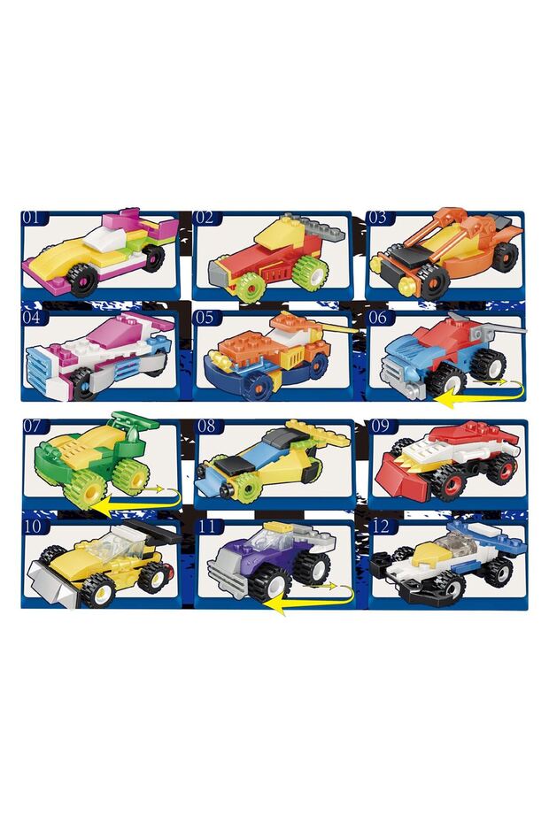 Cuburi de Constructie Masini (Blind Box) - 3