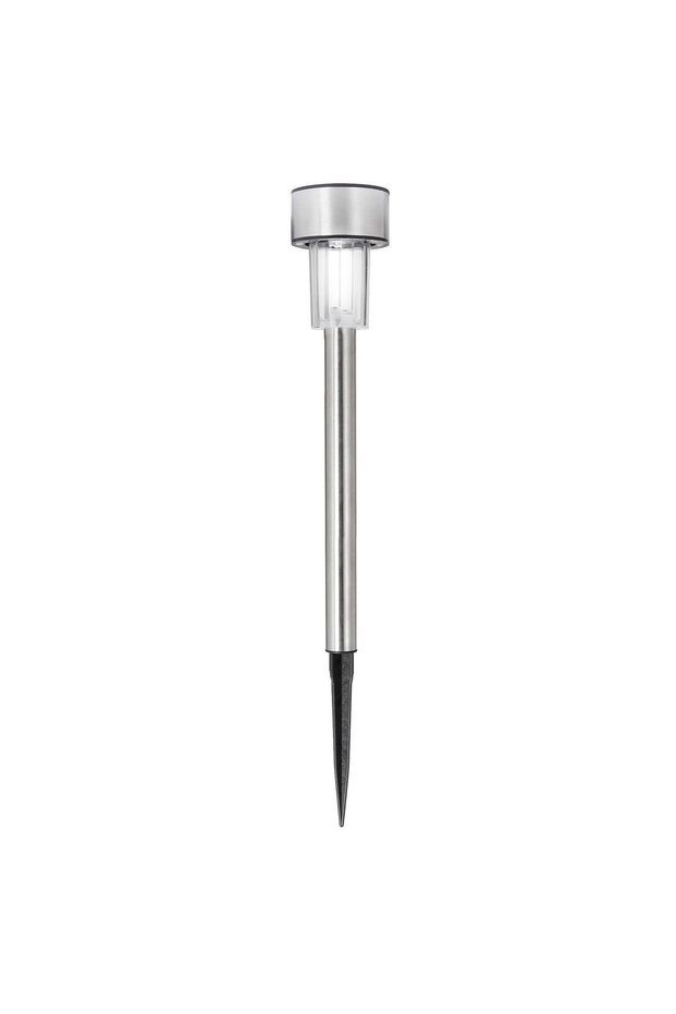 Solar Lamp Silver 26cm