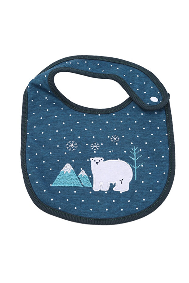 3-Piece Printed Cotton Bibs - 3