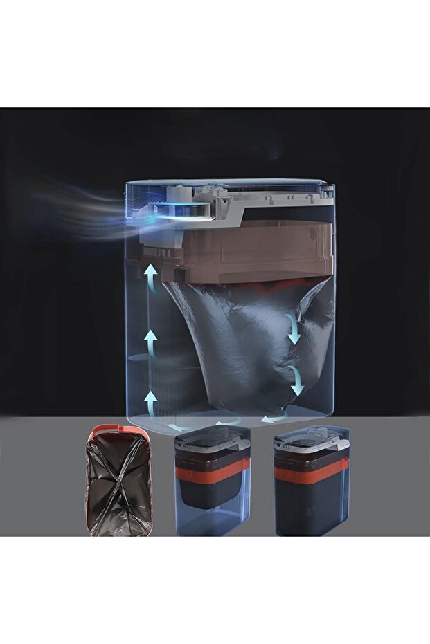 Stylish Automatic Sensor Trash Can - 6