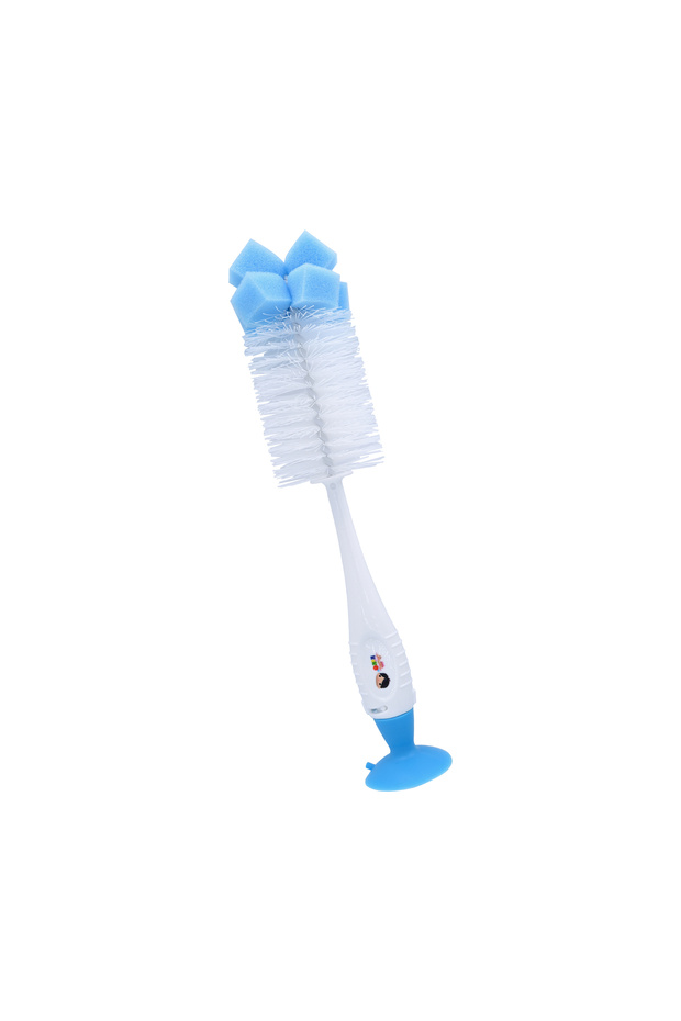 BOTTLE & NIPPLE BRUSH-Blue