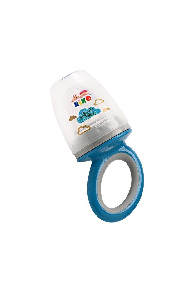 SILICONE FRUIT FEEDER WITH LID-Blue