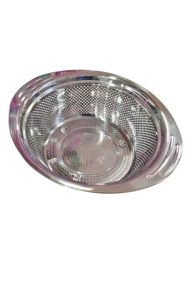 Ivory Steel Basket Strainer 25 cm Szg-351