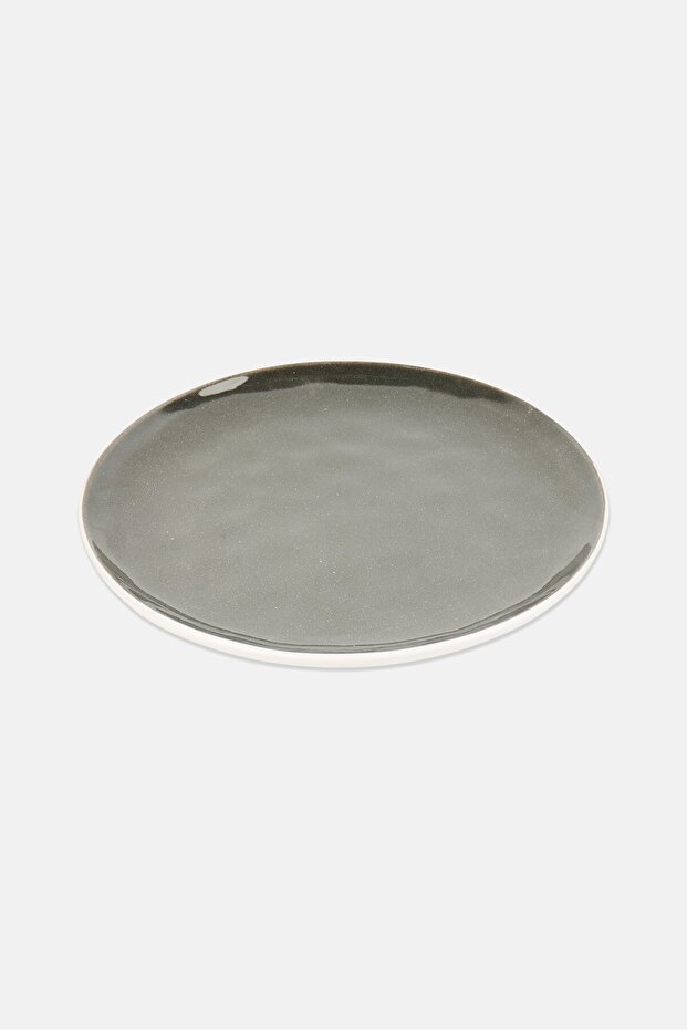 Ceramic Serving Platter, Smoke Grey - 1