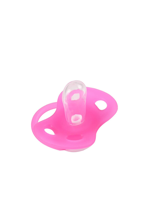 SOFT PACIFIER WITH SILICONE-Pink