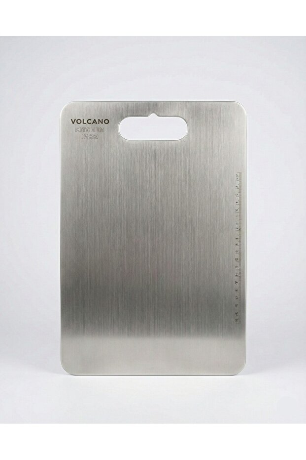Stainless Steel Cutting Board 35X26 cm | Aisi 304 | 1.5 mm | With Measuring Ruler