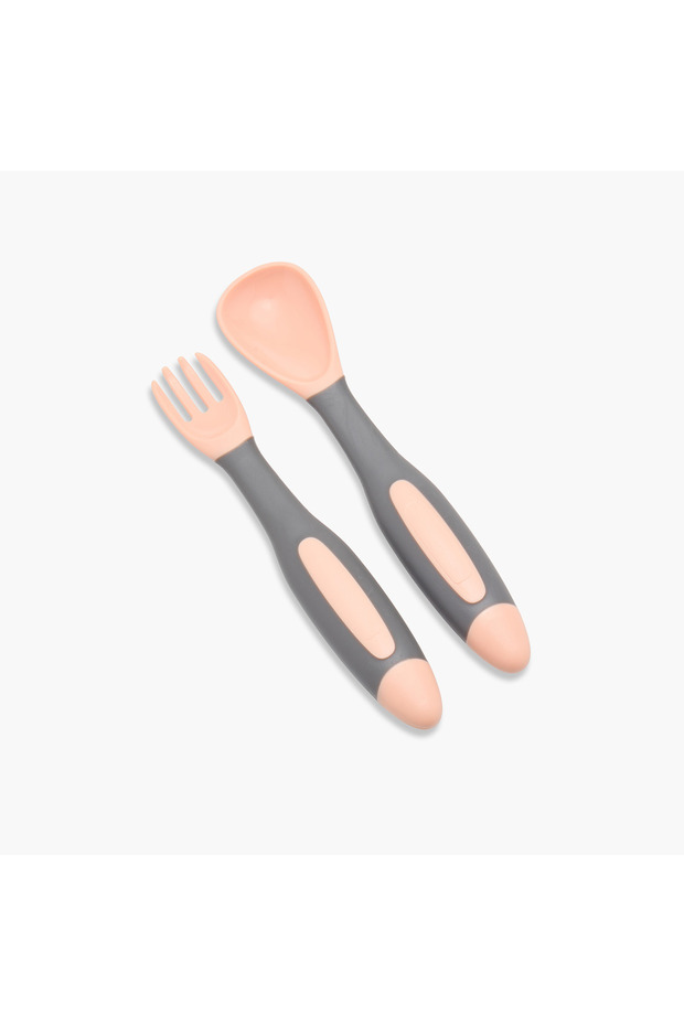 طقم ملعقة وشوكة قابلة للثني - 2