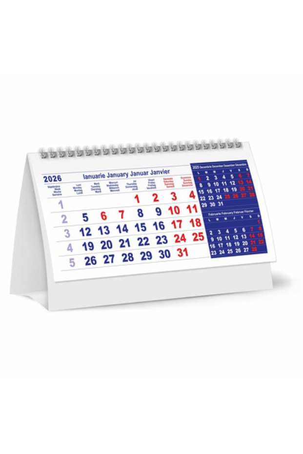 Calendar de birou triptic 2026