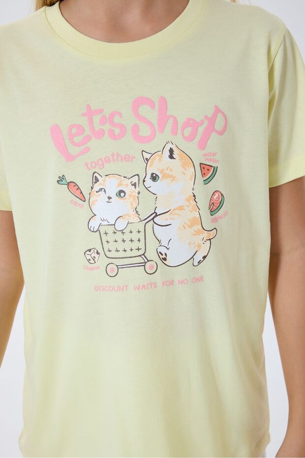 Žuta pidžama za devojčice - 4