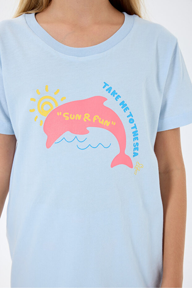 Devojčin plavi pidžama set - 3