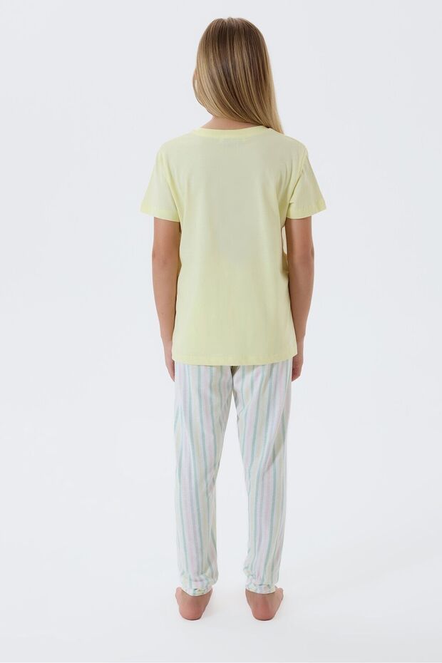 Žuta pidžama za devojčice - 5