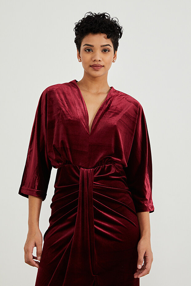 Yırtmaçlı Elbise - 5