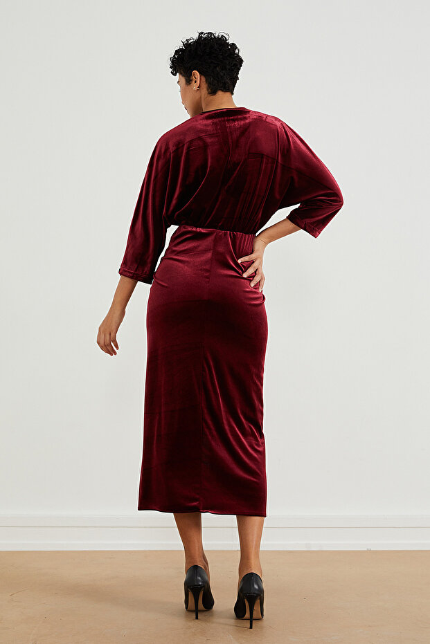 Yırtmaçlı Elbise - 4