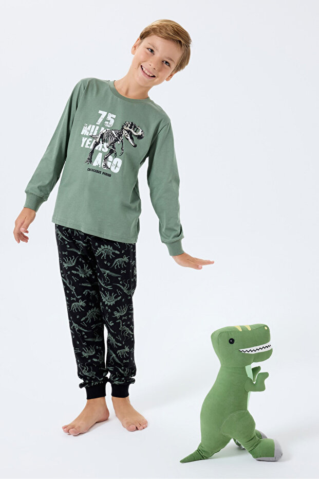 Zeleni set pidžama za dečake - 3