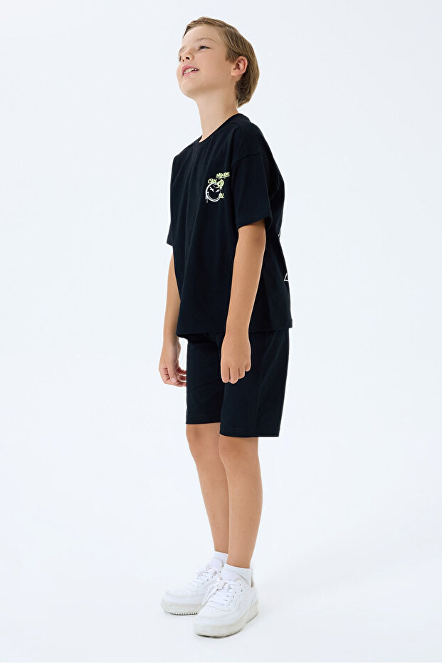 Boys' Bermuda Set - Black - 2