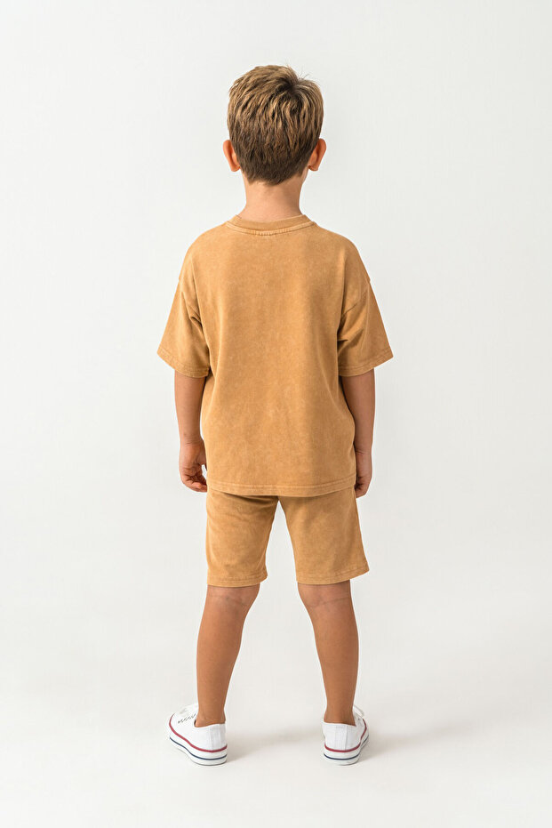 Dečački bež bermuda set - 4