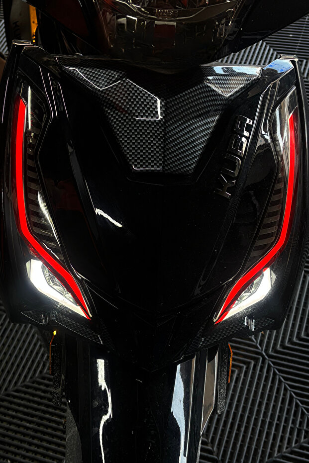 Headlight Sticker Decal for Headlight Design Daytime Led for Kuba Crystal 50Cc Motorcycle(Right and Left)