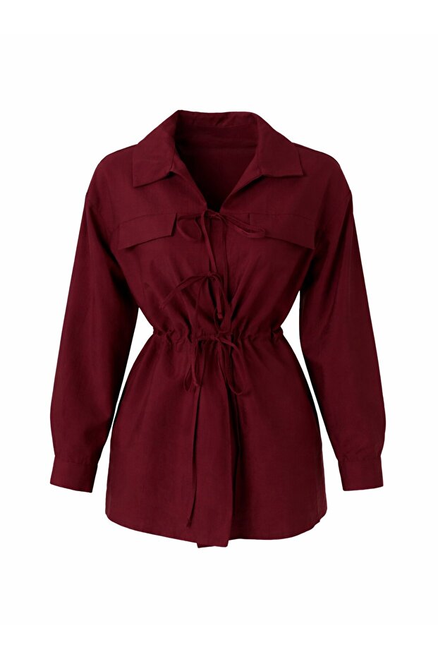 Bluz / Gömlek - Bordo - - 2