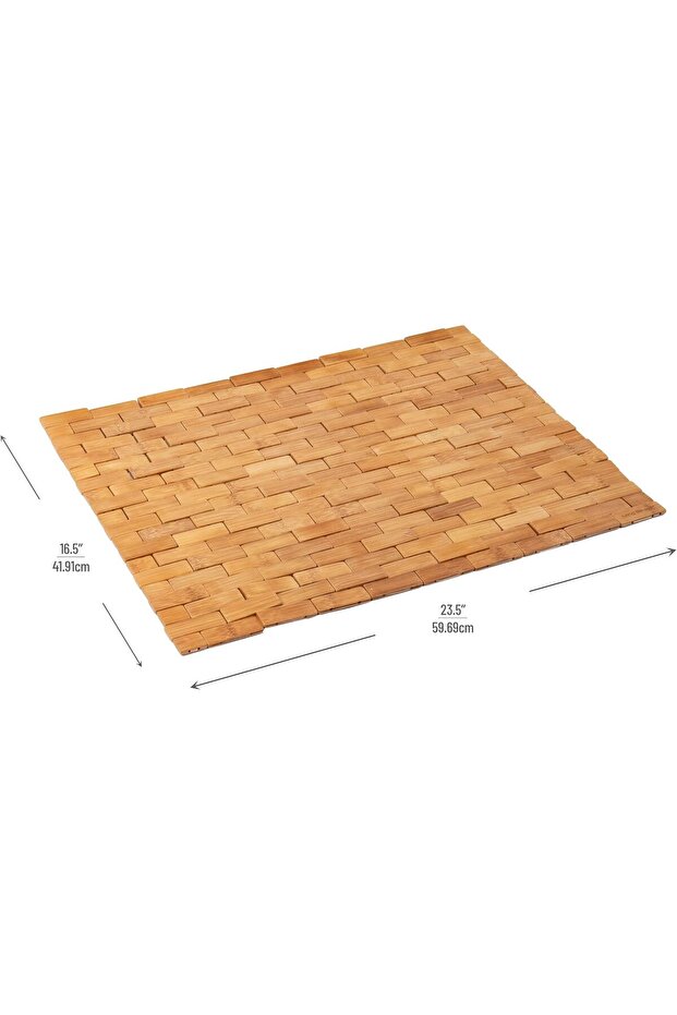 حصيرة حمام من الخيزران - 3