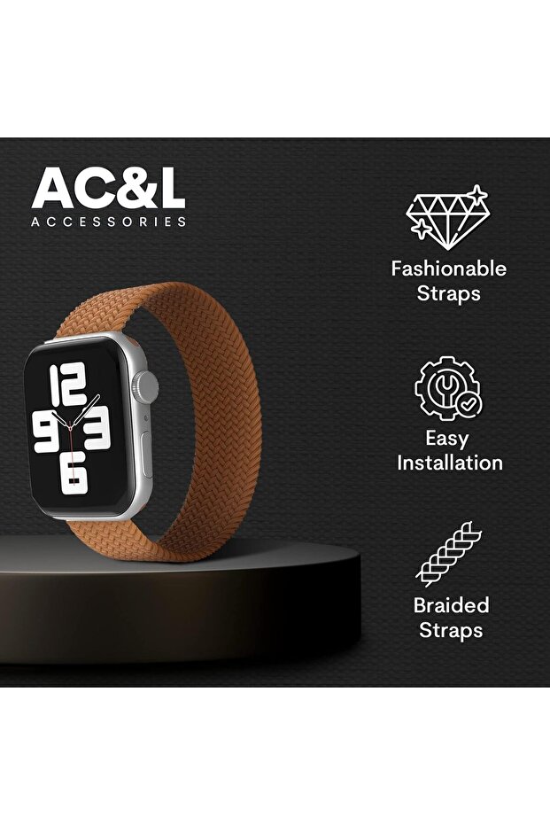 حزام AC&L مضفر فردي لساعة أبل - 2