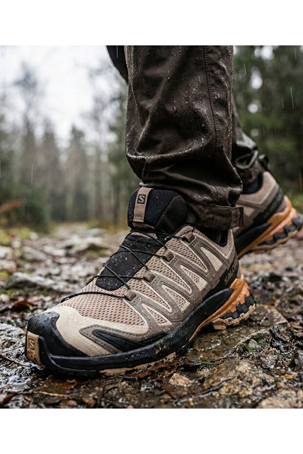 Xa pro 3d v9 men's outdoor shoes brown