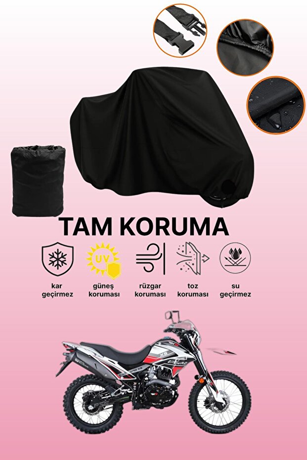 Black Tail Bag and Lock Mismatched Rks Rt250 Compatible Motorcycle Canvas