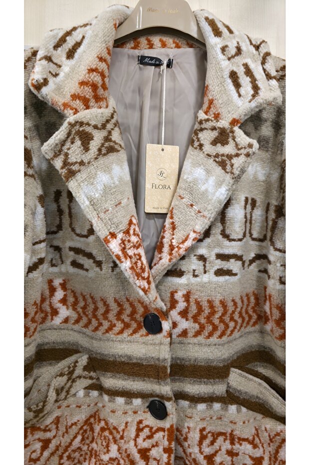 معطف صوف بنمط مختلط - 3