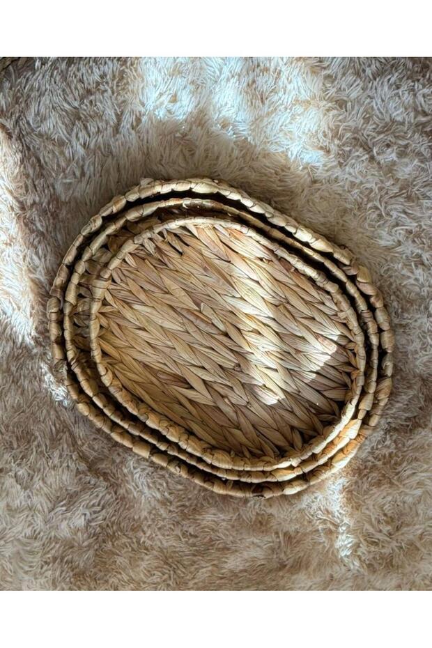 صواني خوص بيضاوية Oval Wicker Trays - 2