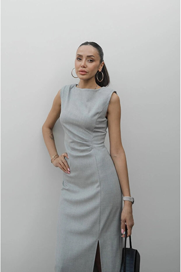 Рокля с разрез отпред - 3