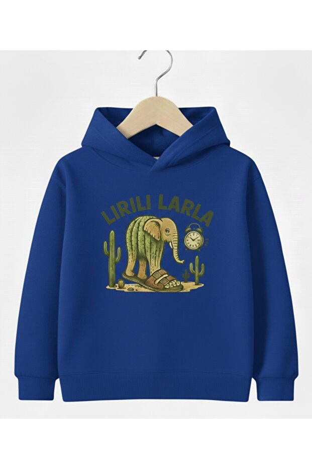 Unisex 100% Cotton Tukanno Bananno Printed Children's Hooded Sweatshirt
