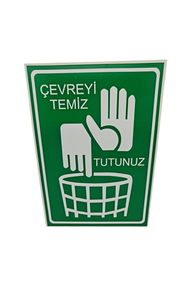 Keep the Environment Clean Dekota Printing – 3 mm Forex Warning Sign 20 cm × 30cm