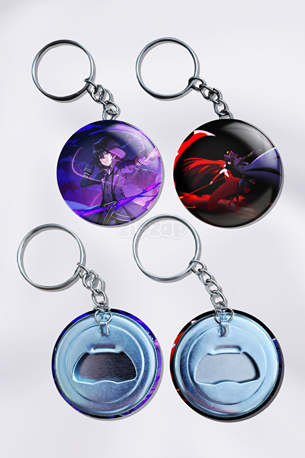 The Eminence in Shadow Anime Bag Ornament Keychain Charm (2 Pcs)