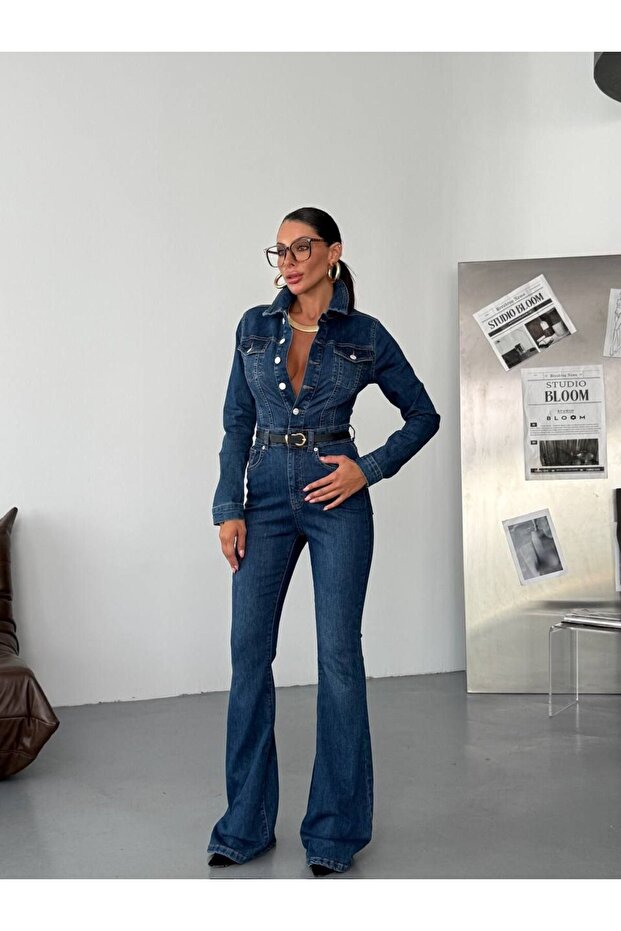 Maxi Denim Tulum - 3