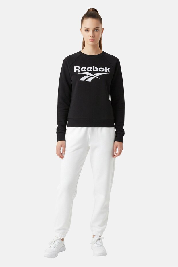 Women Sportswear Fit Long Sleeve Outdoor Sweatshirt, Black