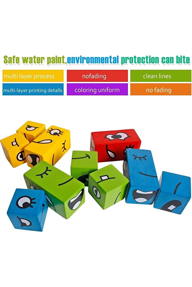 لعبة مكعبات البناء لتغيير الوجوه - 6