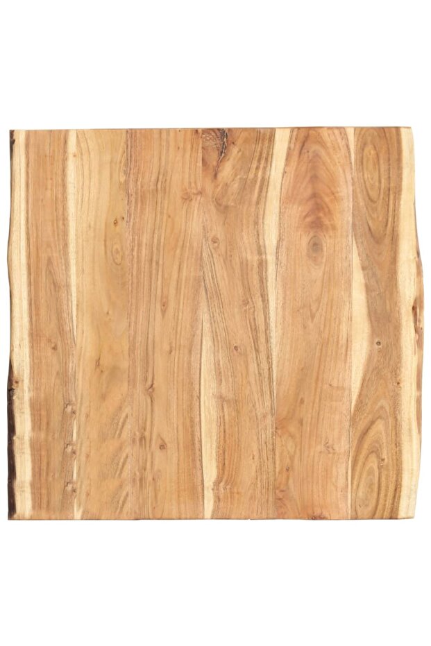 Table Top Solid Acacia Wood 58x(50-60)x3.8 cm