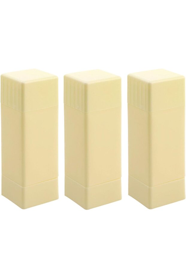 Butter Dish Spreader Dispenser, Rotary Butter Keeper with Lid(Pack of 3, Yellow)