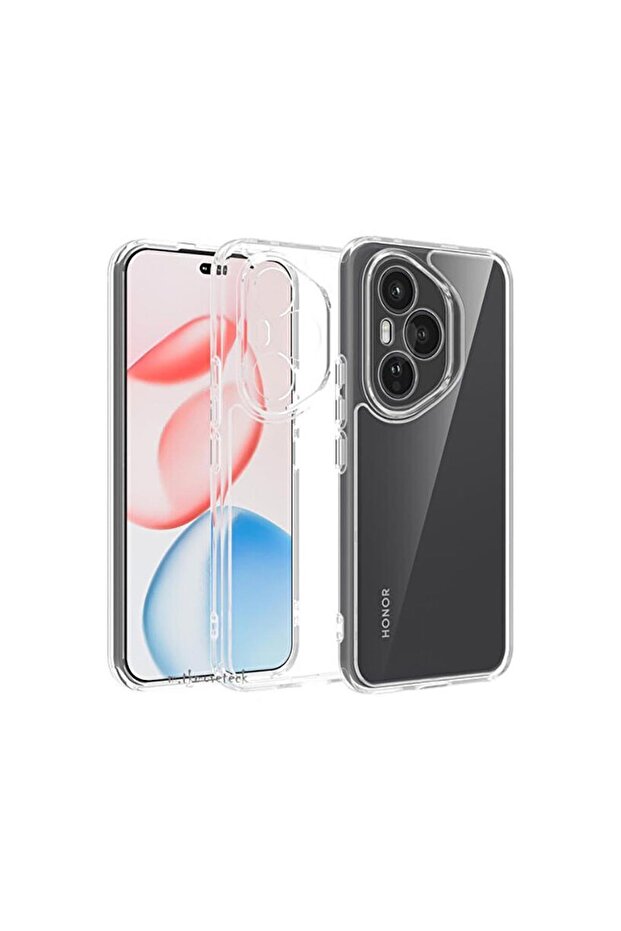 حافظة متوافقة مع هاتف Honor 400 Pro 5G، غطاء سيليكون ناعم شفاف