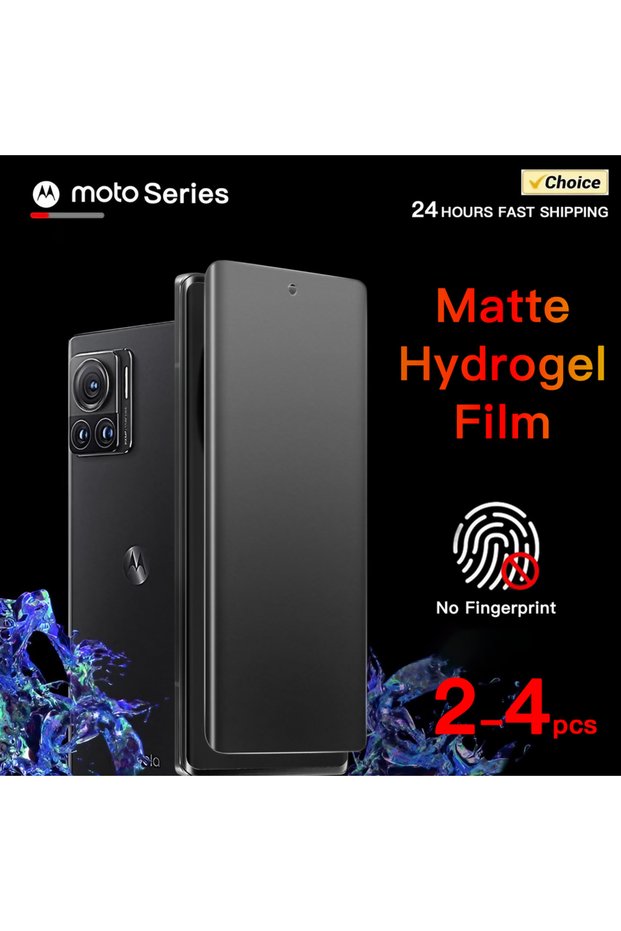 Motorola Edge 60 Pro 4pcs Front Matte Hydrogel Film for Edge 60 50 40 S50 Fusion Ultra Pro Neo 2023