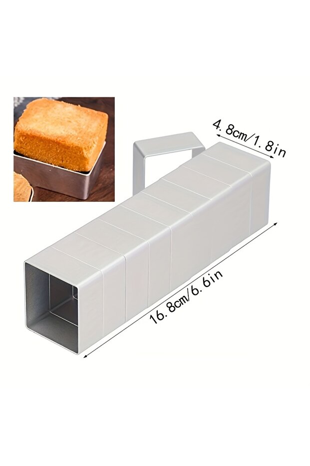 10pcs Square 10pcs Pineapple Tart Mold Set - Premium Aluminum Alloy, Square Baking Molds for Home Us