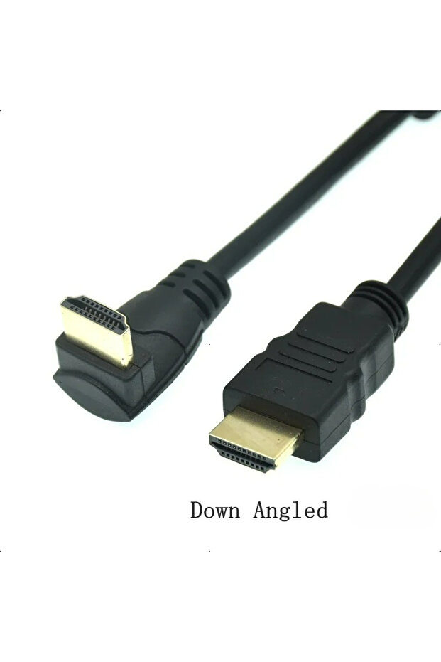 1.5m Down HD Male To HDMI-compatible A Male Down Up Left Right Angled 90 Degree Male HD Extension Ca