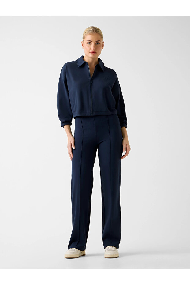 Annie Short Full Zip Women's Navy Blue Jacket V6Rq17Kd822-G7F3