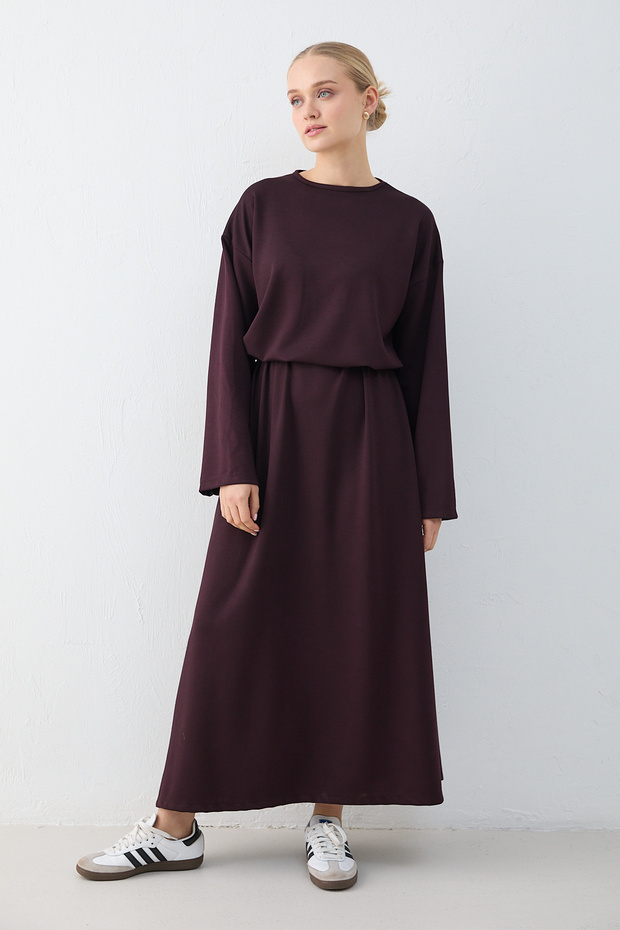 Basic Modal Elbise 76-1004 - 4