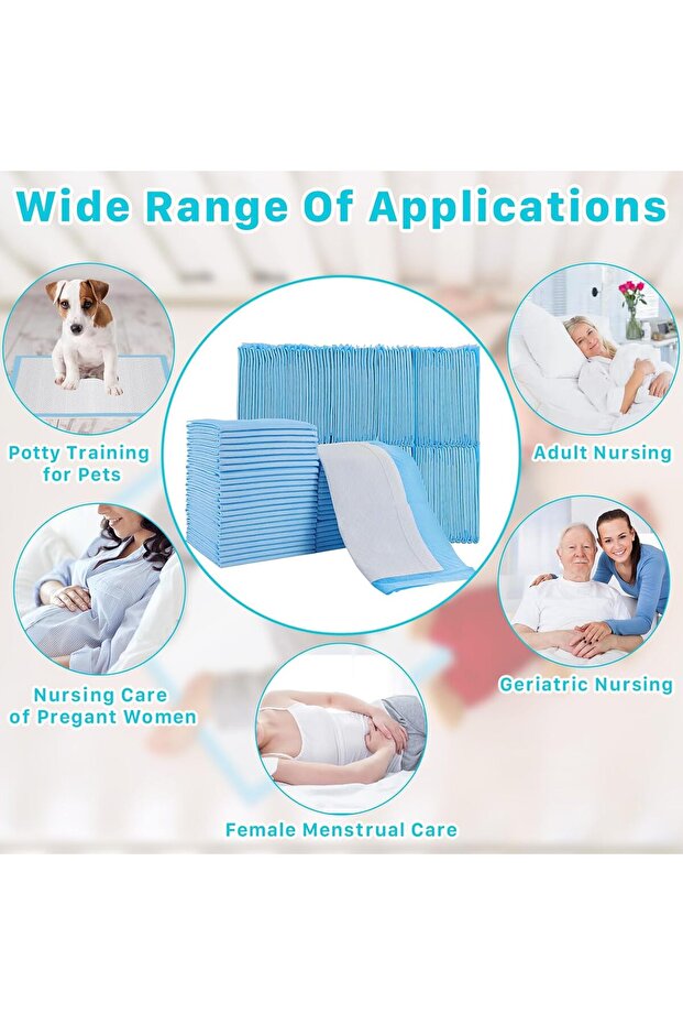 عبوة من 100 وسادة تغيير حفاضات للاستخدام مرة واحدة - 6